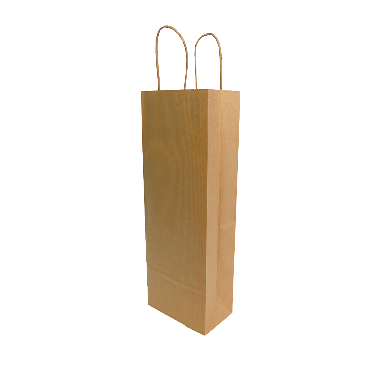 Papirnata vrećica za boce/butelje 140x80x390mm natron